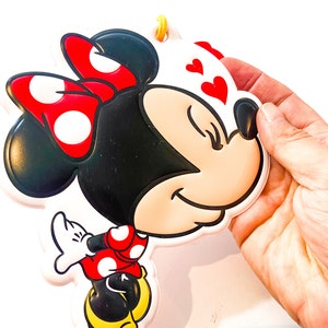 Vintage Disney Minnie Mouse Lanyard / keychain / lanyard badge holder /  Plastic ID name / Disney character lanyard gift