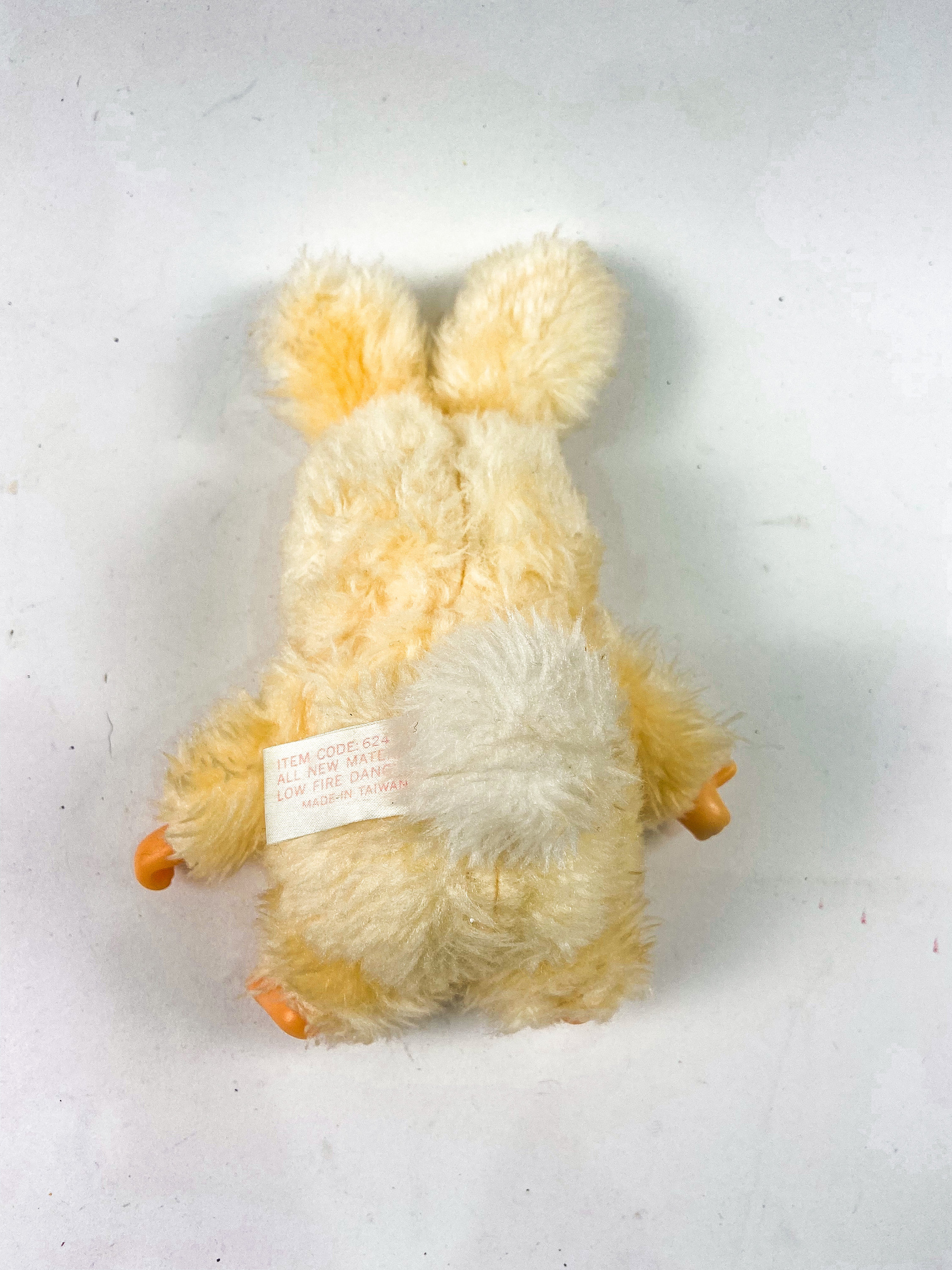 Vintage Monchhichi Bunny Doll: Yellow Plush Toy by Sunny - Etsy
