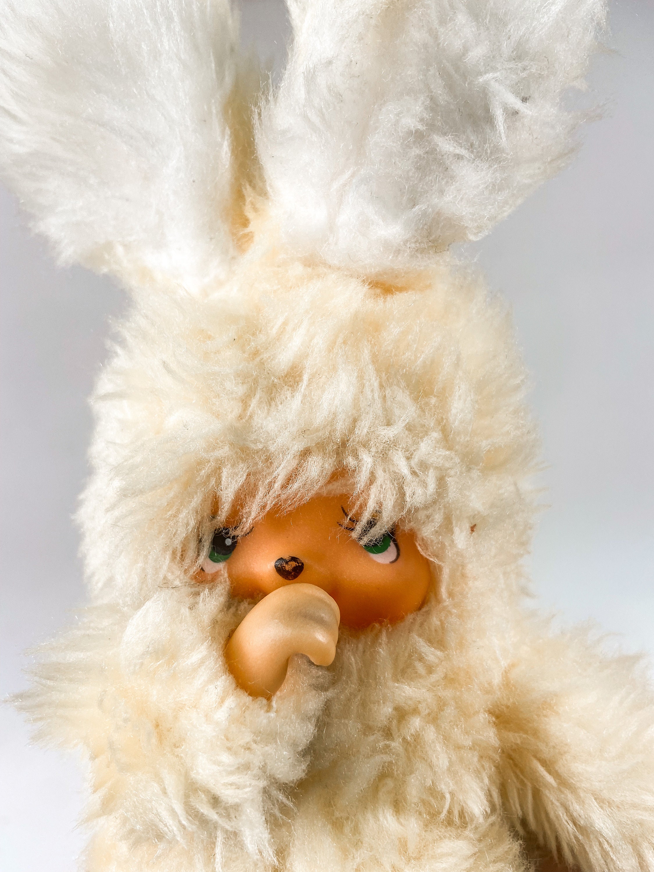 Vintage Monchhichi Bunny Doll: Yellow Plush Toy by Sunny - Etsy