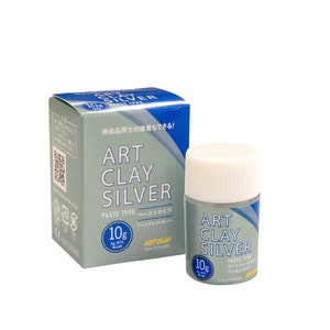 Silver clay paste, art clay silver paste, metal clay silver, recycled silver, make your own jewellery, 10g silver clay paste