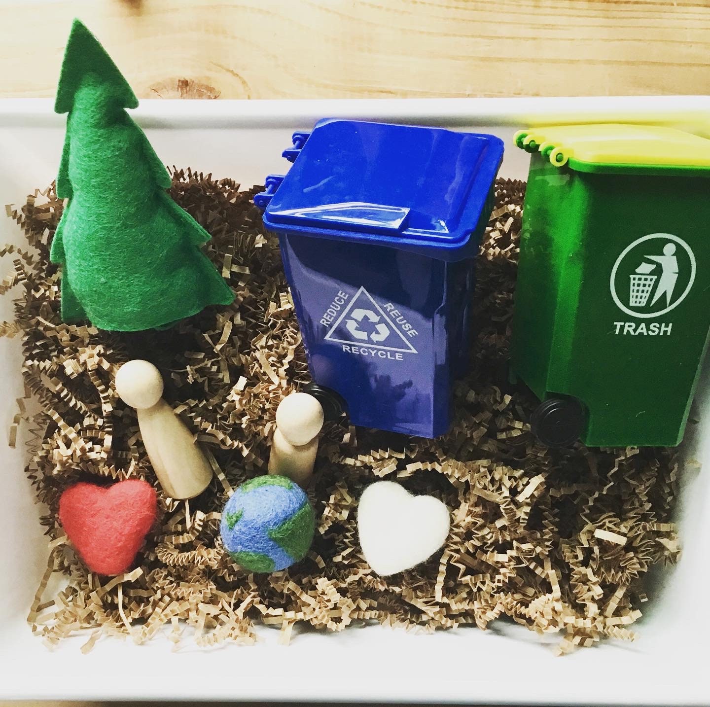 Love the Earth Sensory Bin/earth Day Play/sensory Bin/pretend Play Etsy