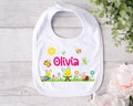 Personalised Baby Bib - Custom text Baby Bib - Newborn baby gift product logo