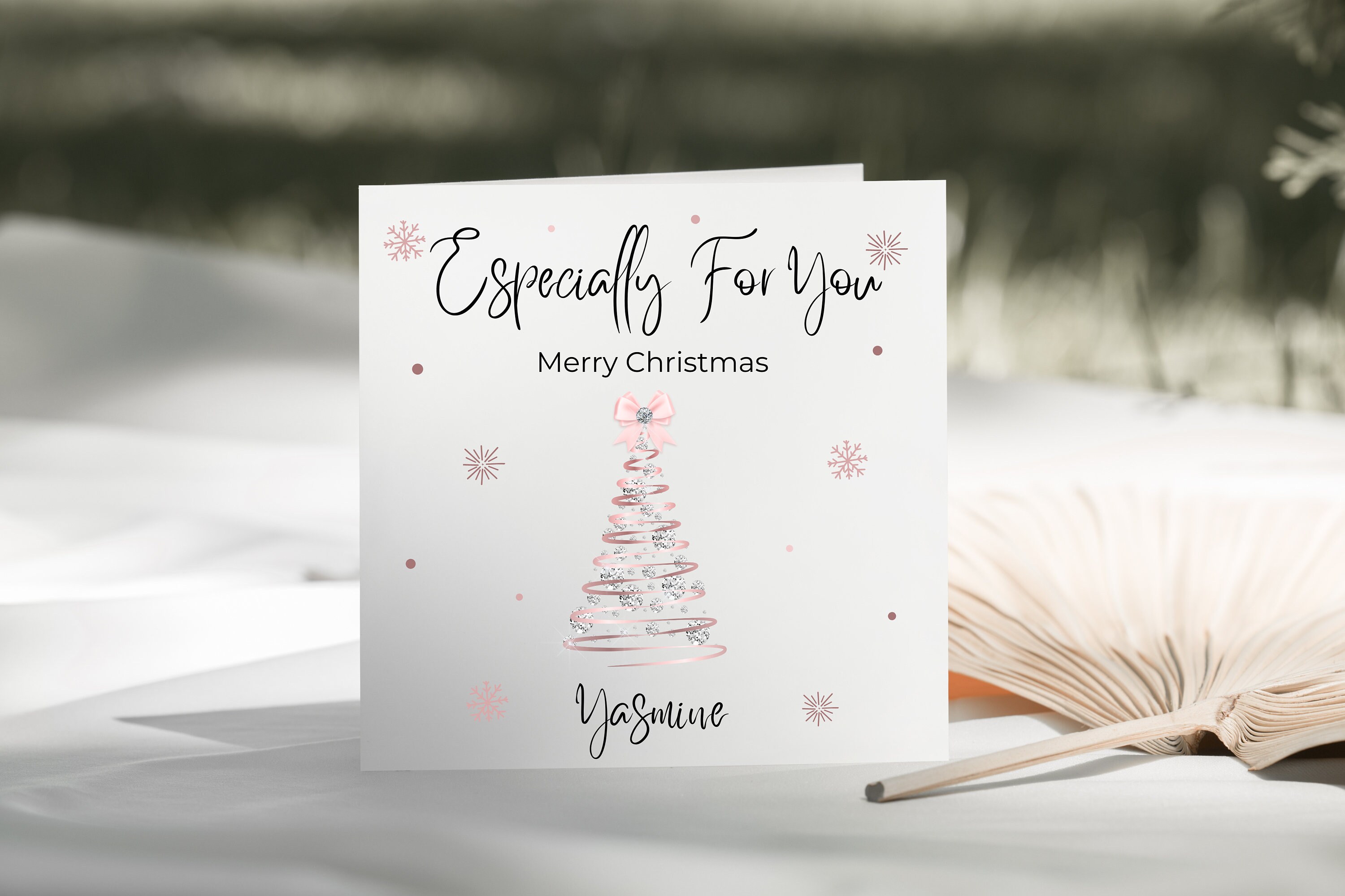 To Someone Special At Christmas Festive Verse Greetings Card - UK