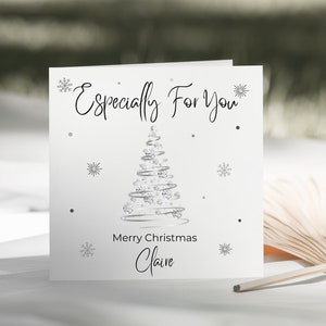 あなたのために特別にパーソナライズされたクリスマスカード - 彼女のためにパーソナライズされたクリスマスカード
