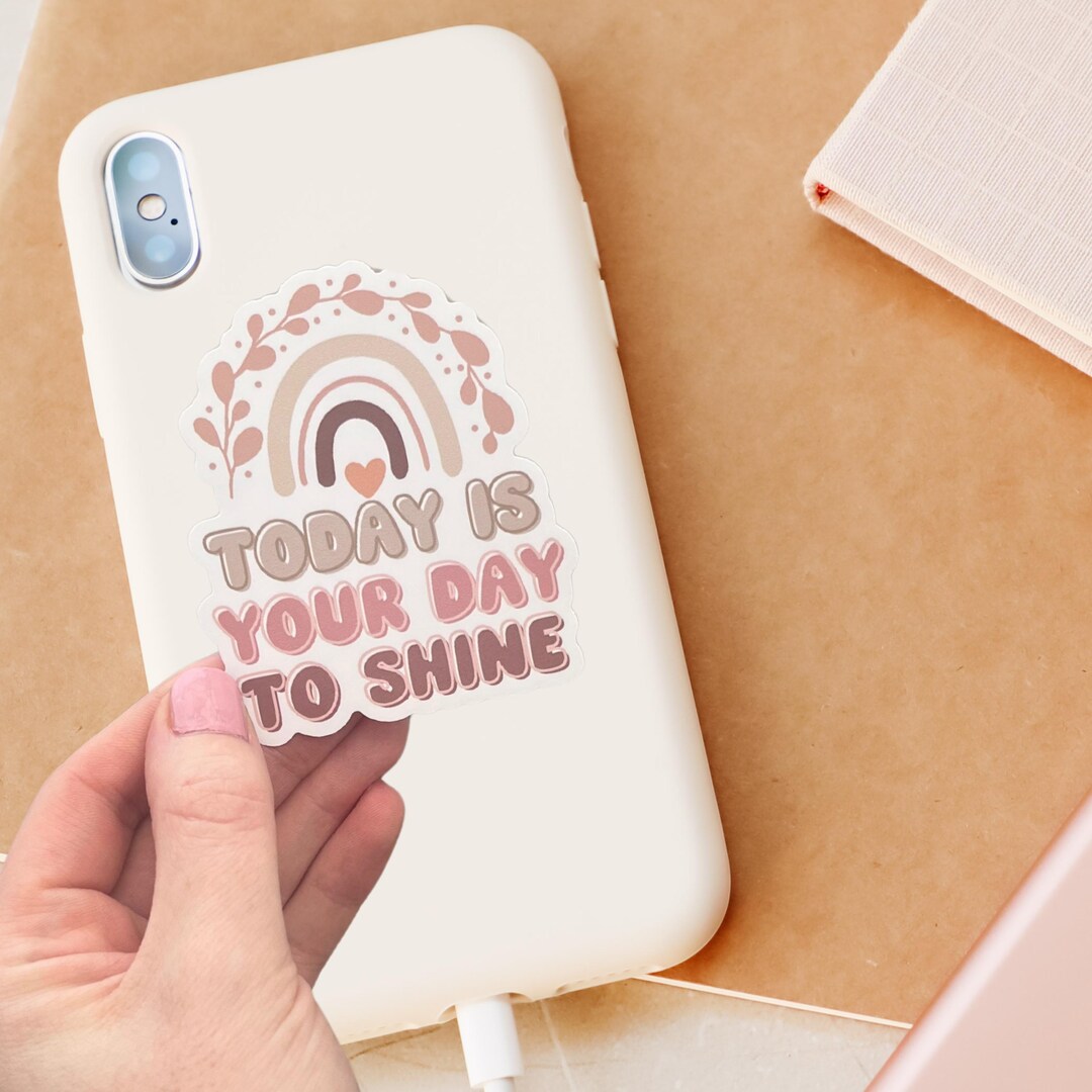 Die Cut Vinyl Sticker - Positive Quote Sticker - Laptop/notebook ...