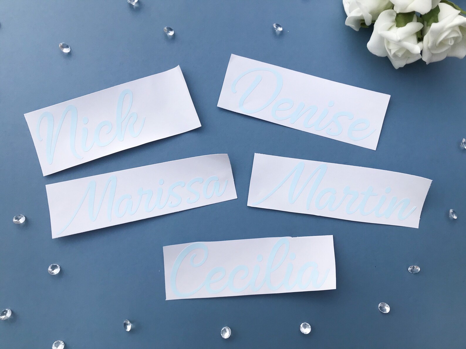 Personalised Vinyl Label Stickers for Gift Boxes Notebooks Etsy