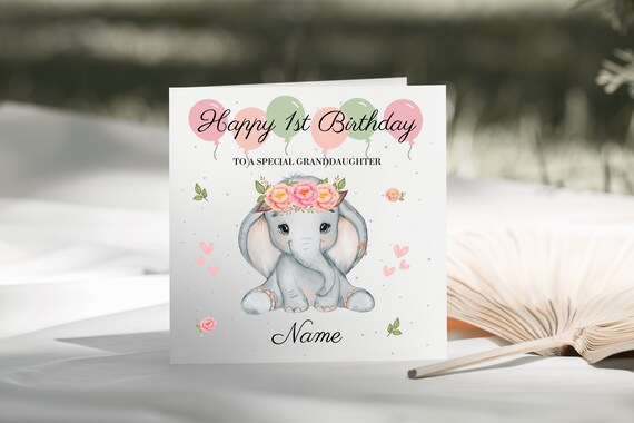 Cousin 1st Birthday Jungle Animal Card, Cousin Is One Card - View #7