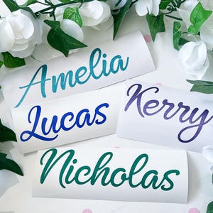 Gepersonaliseerde vinyllabelstickers: voor geschenkverpakkingen, notitieboekjes, glas, waterflessen en meer