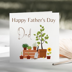 Tuinieren Happy Father's Day Card - Vaderdagkaart - Vaderdagkaart voor papa