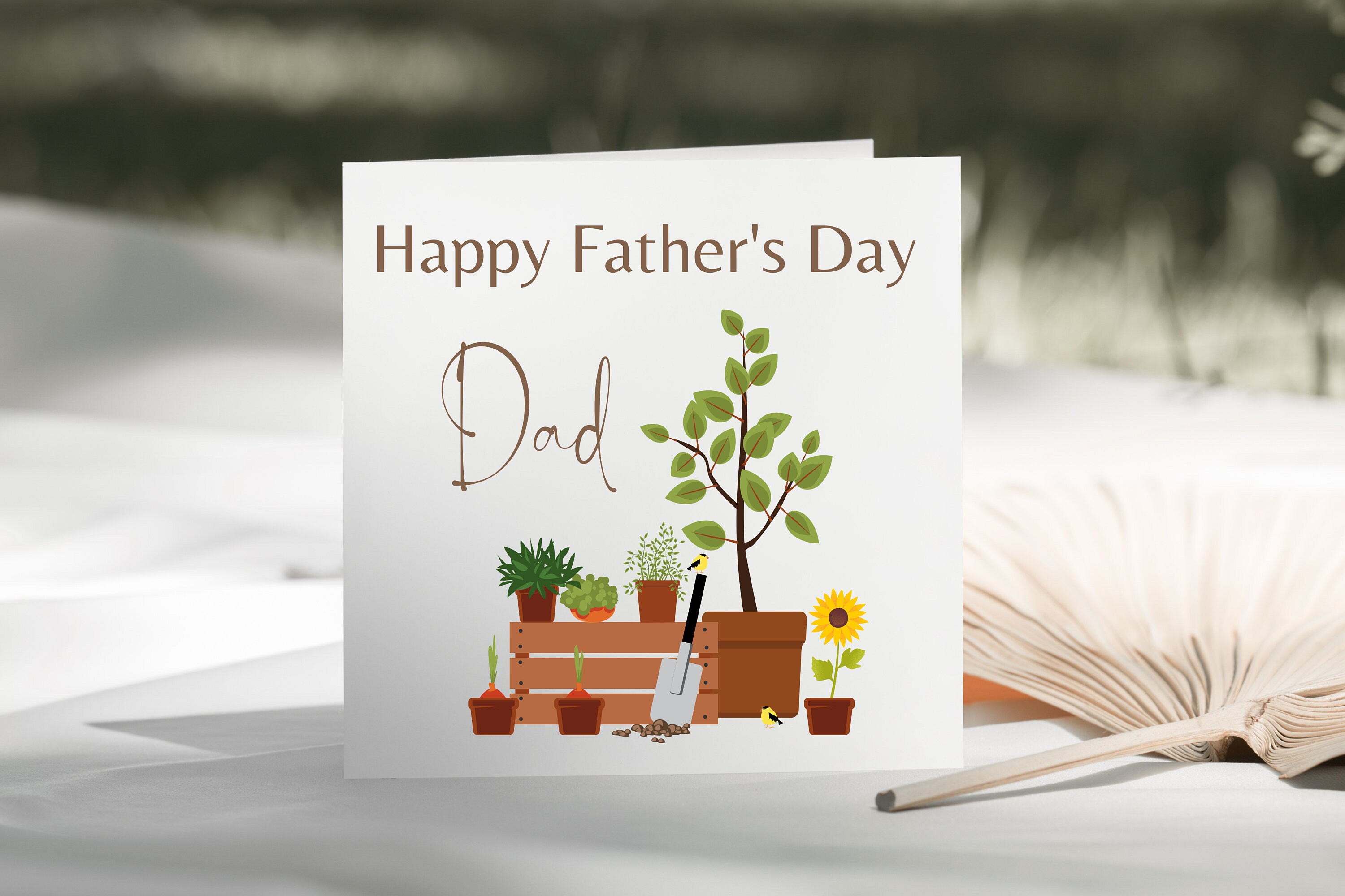 Gardening Happy Father's Day Card Father's Day Card Father's