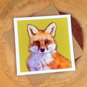Fox Greeting Card | This Fox Greeting Card is perfect for Wildlife lovers, Animal Lovers, Birthdays, Anniversaries and any Occasion alike.