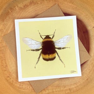 Bumble Bee Greeting Card | Perfect for Birthdays, Wildlife lovers, Mother&#39;s Day, and any other Occasion.