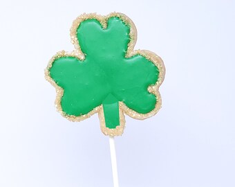 12 St. Patrick&#39;s Day Shamrock Cookie Pop