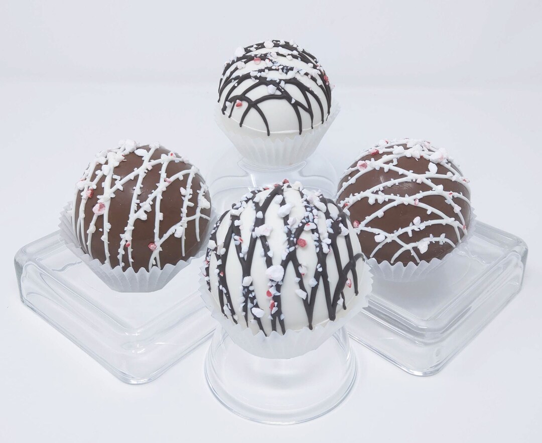 Peppermint Hot Cocoa Chocolate Bombs - Etsy UK