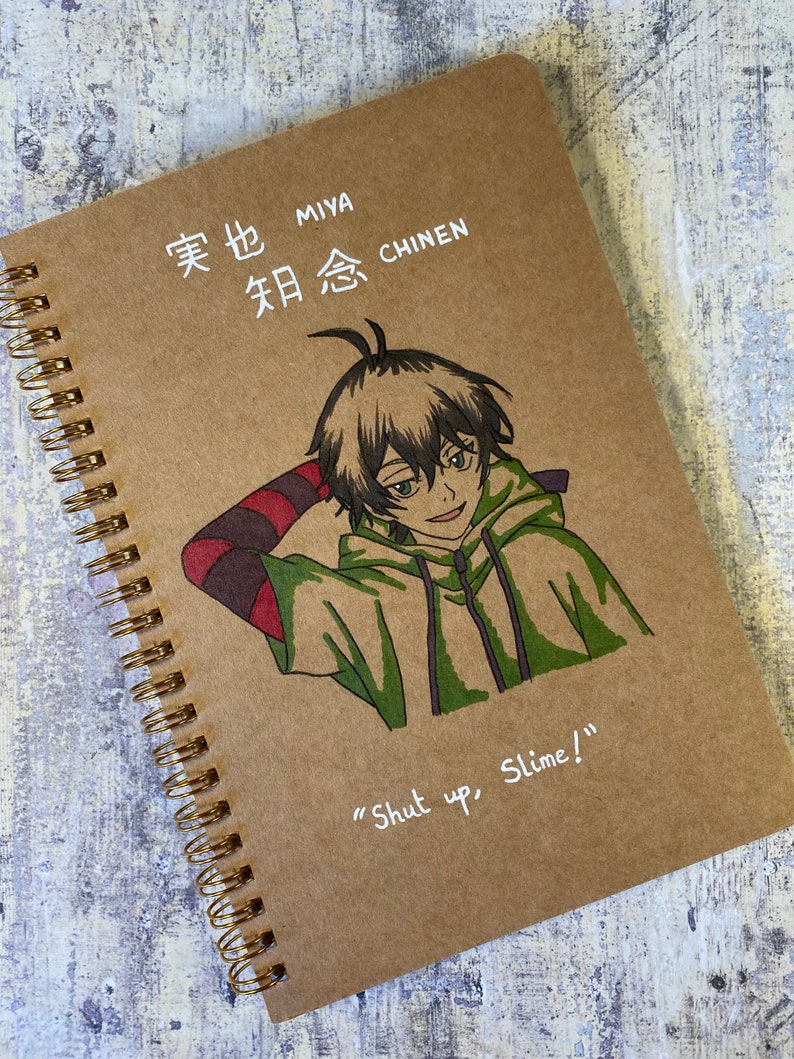 Anime Notebook Hand drawn | Etsy