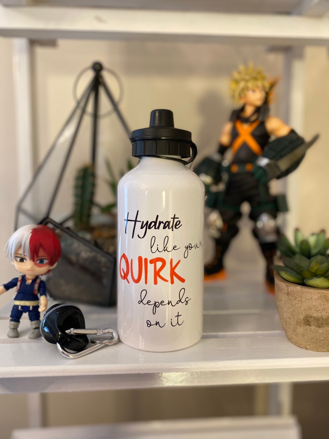 My Hero Academia Quirk Water Bottle Etsy
