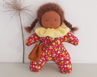 First Waldorf Doll | 9" (23 cm) Handmade Doll | Seiner Doll | Doll with Bag