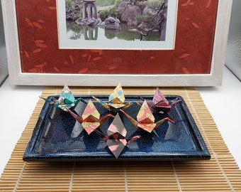 折り鶴カード：幸運を呼ぶ手作りのクラフトカード - Etsy 日本