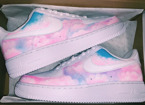 cotton candy nike shoes