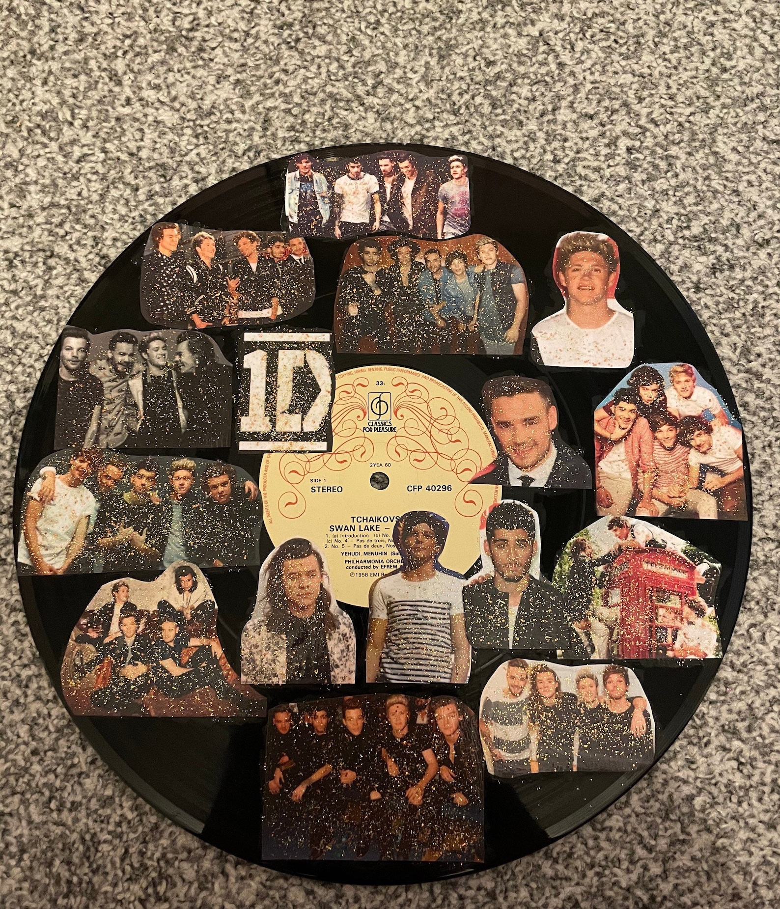One Direction 12 decorative vinyl record Etsy