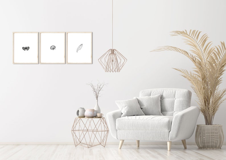 Leaf One Line Printable Autumn Decor Fall Wall Art Digital Wall Print Leaf One Line Printable Autumn Decor Fall Wall Art Digital Wall Print