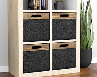 Kallax Insert, Storage Baskets, Felt Bins, Toy Storage, Hexagonica
