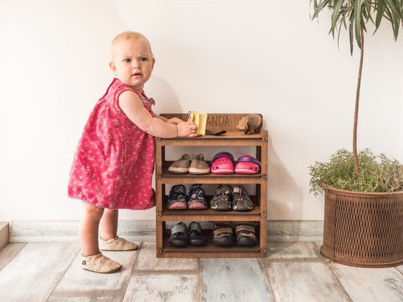 Shoe Rack for Toddler Small Shoe Rack Baby Shoe Rack Shoes Etsy