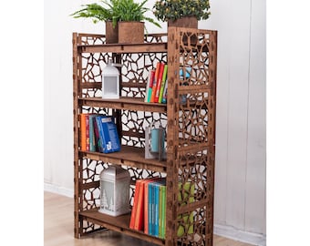 Holz Etagere, Bücherregal, Bücherregal, Regal, vielseitiges Regal