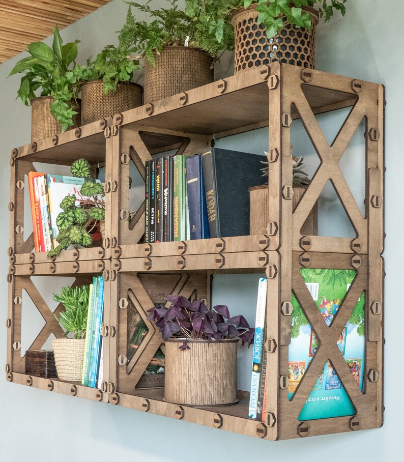 Kitchen Shelf Wall Shelf Book Shelf Laser Cut Housewarming Etsy