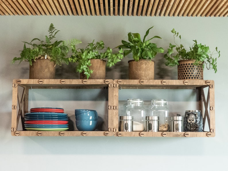 Floating Shelves Wall Hanging Shelving Unit Modern Wall Etsy