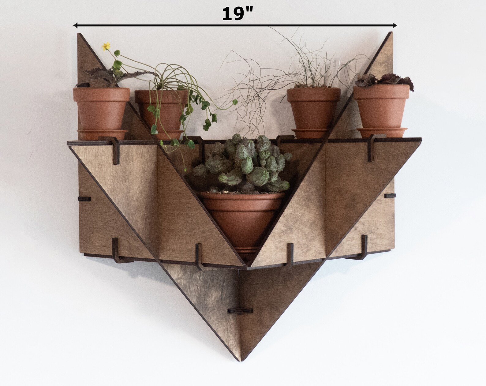 Hanging Floating Shelf Plant Shelf Wall Planter Indoor Wall Etsy