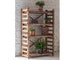 Bookshelf Wooden Shelf Display Case Plant Shelf Bookcase Housewarming Gift  Kitchen Storage Furniture 'LADDER' (29.5'w 15'd) Hexagonica 