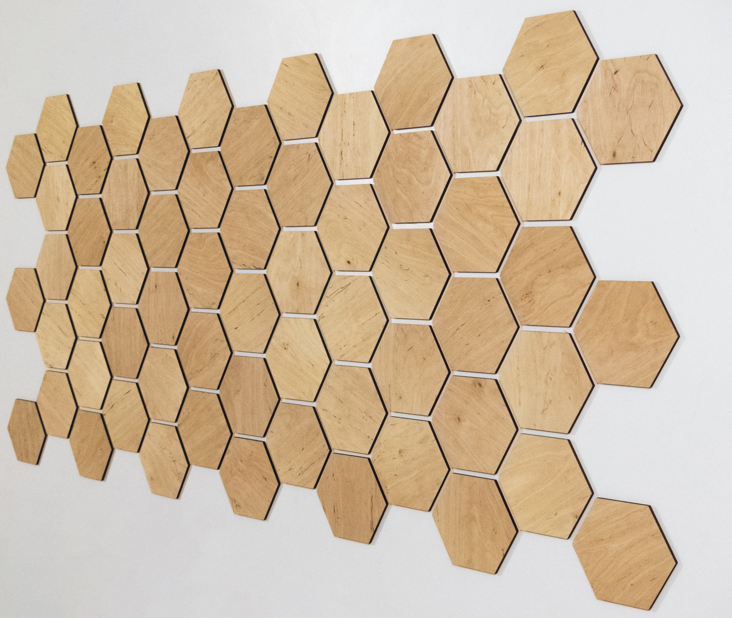 Wood Wall Decor Panels ALDER Light 32pcs per set Etsy