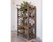 Bookcase Bookshelf Plant Shelf Records Storage Kitchen Shelf Housewarming Gift Wooden Shelf 'HONEYCOMB' (29.5'w 15'd) Hexagonica 