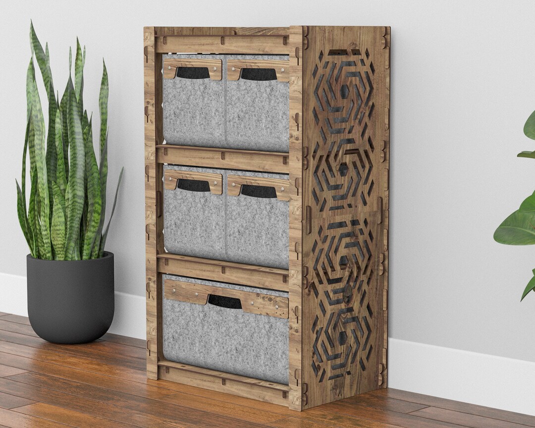 Dresser With Storage Baskets, Housewarming Gift, Storage