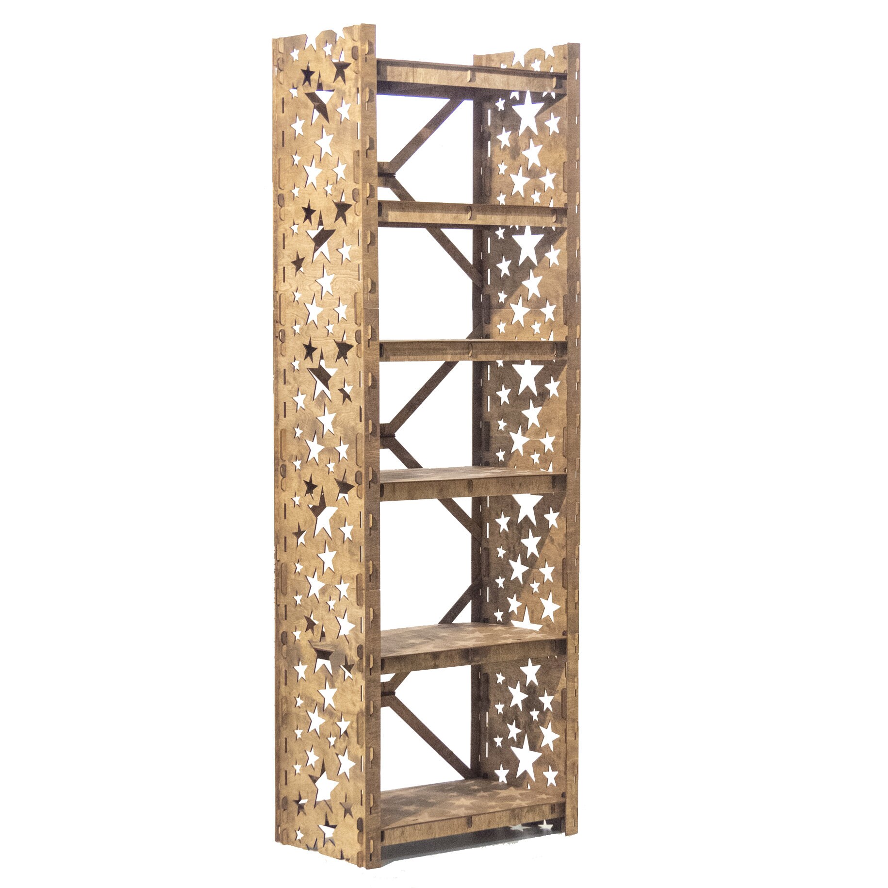 Shelving unit Bookshelf Plant Stand Shelving Unit Wooden Etsy