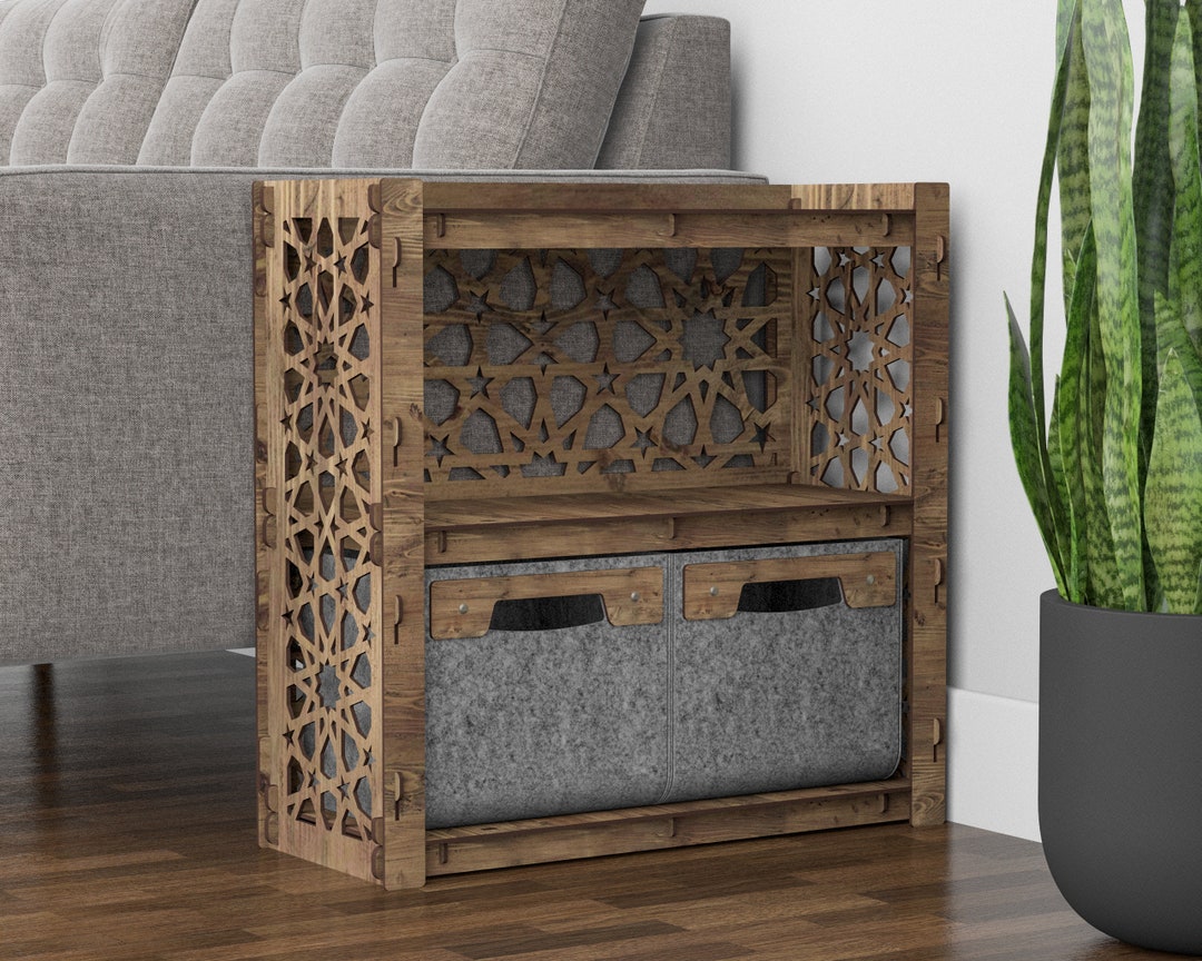 End Table Bookshelf Side Table Sofa Table Bookcase Etsy