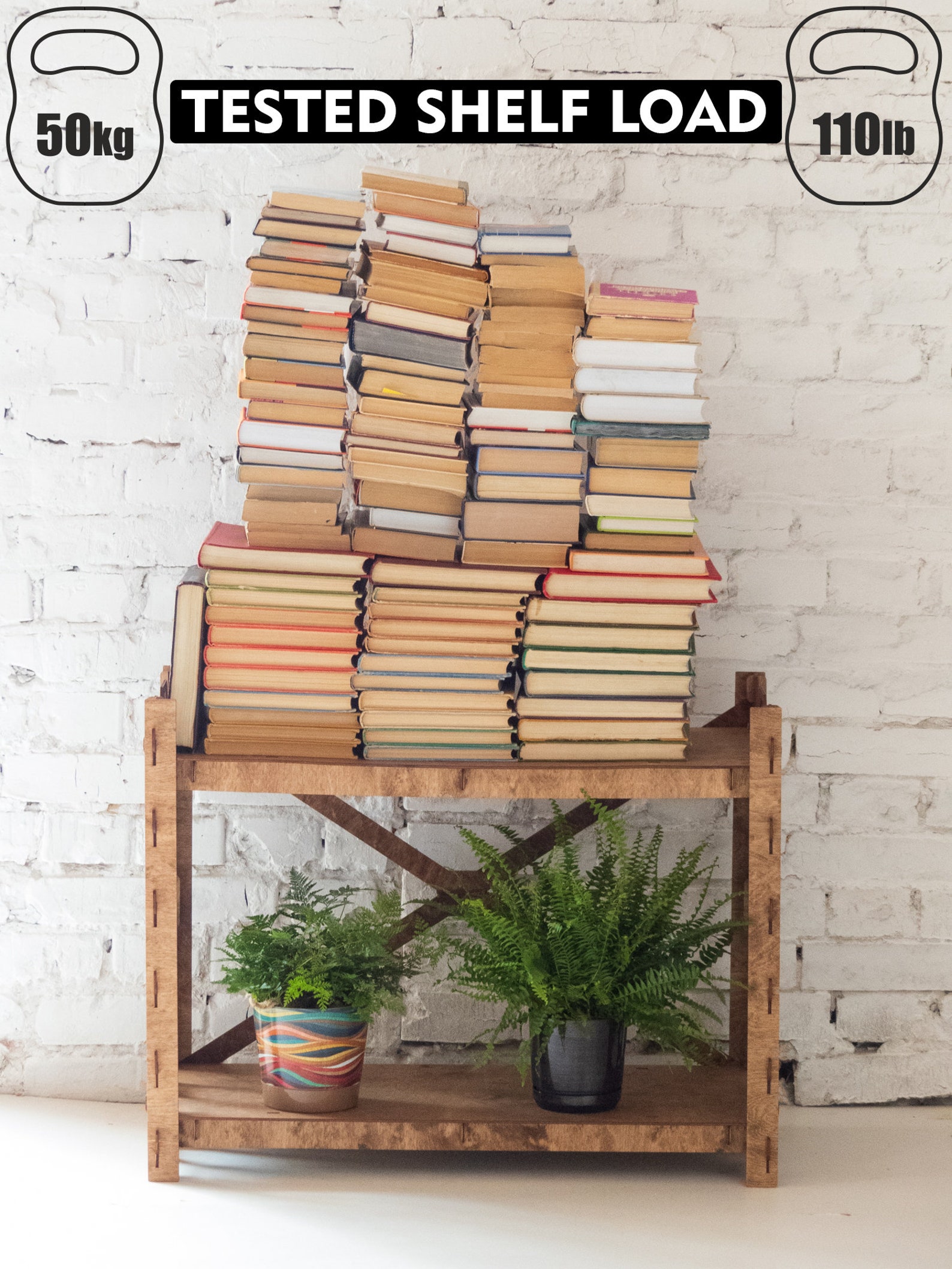 Bookshelf Records Storage Bookcase Display Case Housewarming Etsy