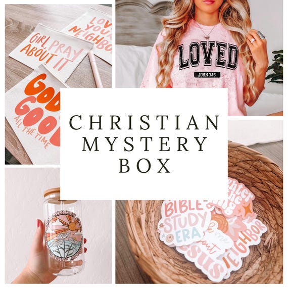 Christian Mystery Bag/ Christian Mystery Box, Christian Gift Box/ Faith Mystery Bundle for Women/ Christian Gifts