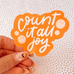 Count It All Joy Sticker/Decal & Waterproof