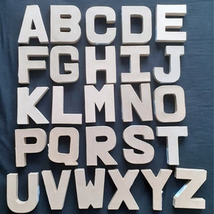 Large Paper Mache Letters -  UK