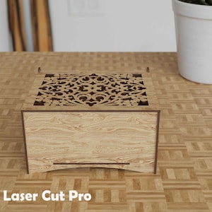 Wooden Wedding  Laser Cut Box for Cherished Memories: Personalized Engraving, Ideal for Photos, Messages, Photobooth, and More
