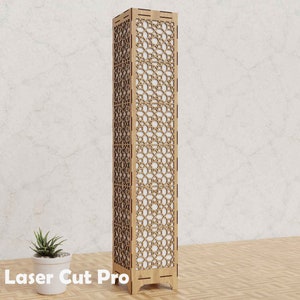 Fichiers laser SVG de lampadaire debout 1M - lampe de bureau et de table pour chambre bureau salle d'étude