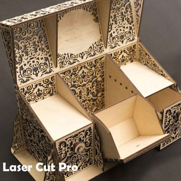 Jewelry SVG Laser Cut Files Glowforge wooden Box