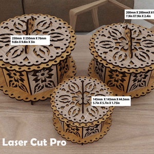Jewelry Storage laser cut Box Jewelry Organizer with Lid for Female Women Girls Home desk organizer  Svg Ai Eps PDF dxf files