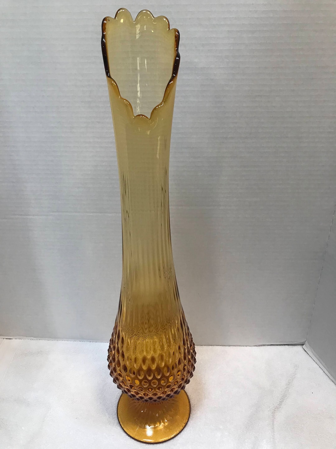 Large 20inch Fenton Swung Vase MCM Etsy