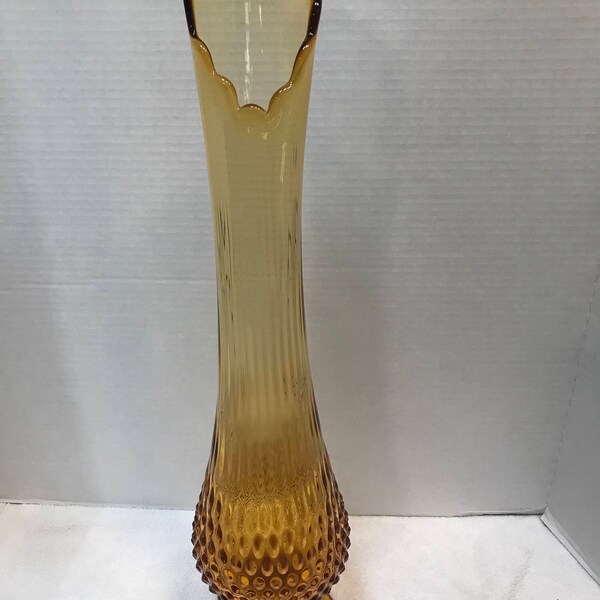 Large 20inch Fenton Swung Vase MCM