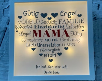 Personalisierter Bilderrahmen, Muttertag, Geschenk Mama, Mama,