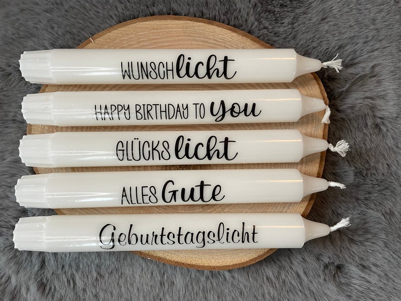 Kerzenteller, Geschenkset, Kerze mit Botschaft, Geburtstagsgeschenk, Mitbringsel, Weihnachtsgeschenk, Schachtel, Geschenk, Kerzenhalter, diy Bild 8