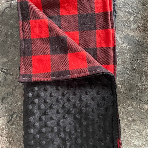 Plaid Baby Blankets Etsy